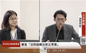 黃國昌質詢時又把造「詣」唸成造「紙」。（圖／翻攝自國會頻道）