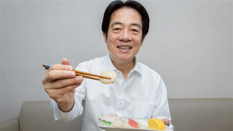 賴清德啖水產　日網：和中國果然是2國家