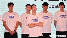 2027男籃世界盃資格賽首輪賽事記者會，林書緯第1次入選國家隊。（圖／記者劉彥池攝影）