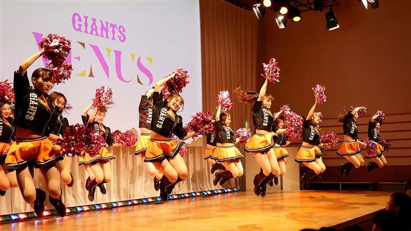 讀賣巨人官方啦啦隊VENUS來台舉辦首次海外見面會。（圖／聯合數位文創提供）