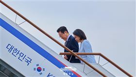 李在明出訪期間投書埃及媒體，盼各界關注韓半島和平。（圖／翻攝自青瓦臺）