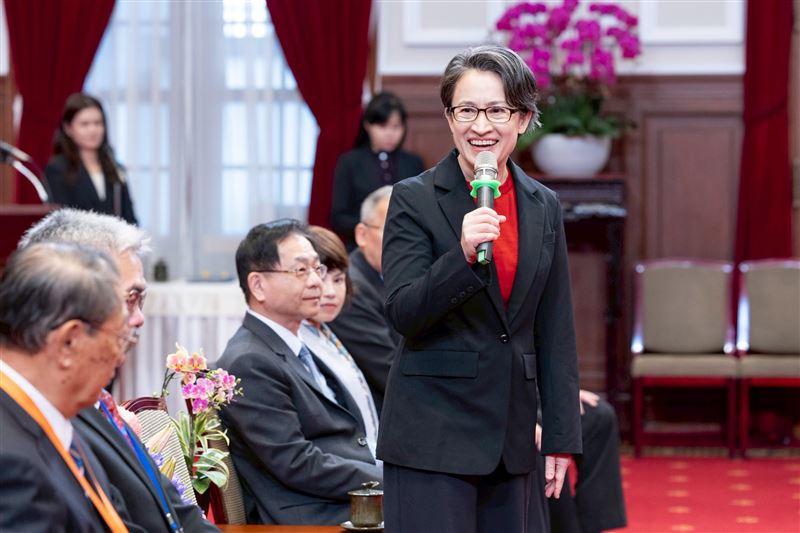 副總統蕭美琴接見「第35屆臺日工程技術研討會」學者專家（圖／總統府提供）