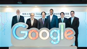 總統賴清德出席「Google 台灣AI 基礎建設研發中心」開幕活動（圖／總統府提供） 