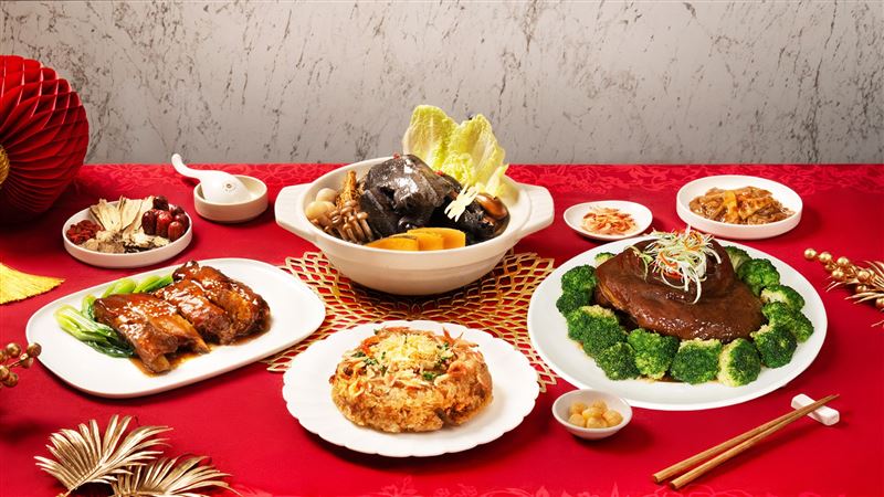 桂冠窩廚房-四喜納福年菜組。（圖／品牌業者提供）