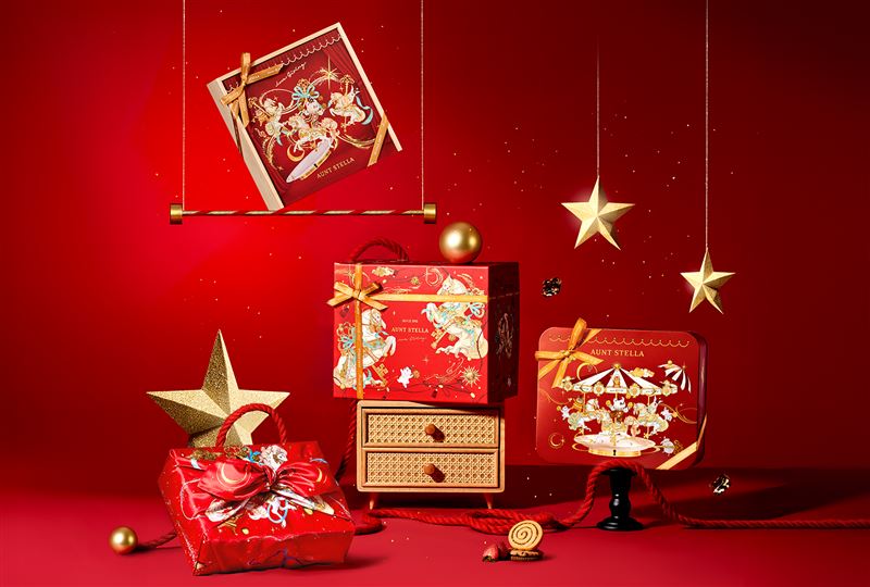 詩特莉以象徵希望與前行的「木馬」為靈感，推出全新「春 舞禮盒系列」。（圖／品牌業者提供）