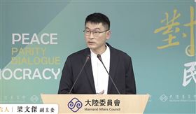 梁文傑表示，一直爭論「一國兩區」如問道於盲。他則贊成郝龍斌所言「中共要承認中華民國，兩岸才能和平」的立場。（圖／翻攝自陸委會YT）