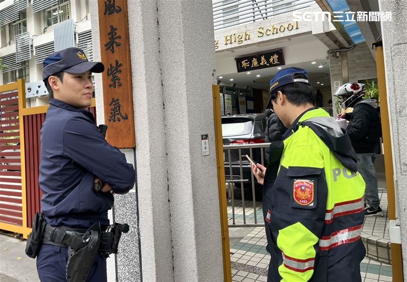 北市警方針對各大學校加強安全守望工作。（圖／翻攝畫面）