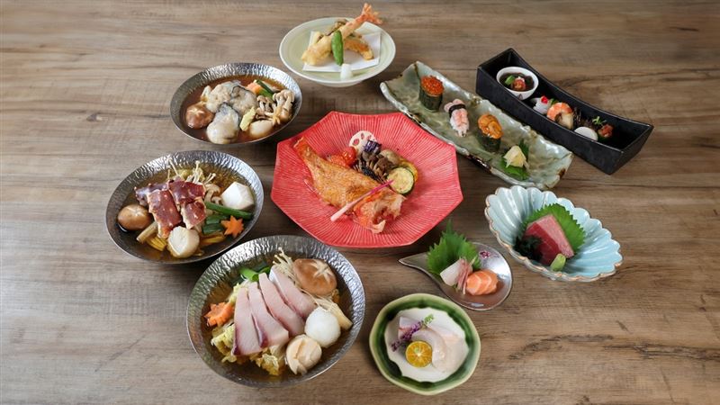 台北老爺酒店中山日本料理廳「秋冬御饗・鍋藏旬味」套餐。（圖／飯店旅宿業者提供）