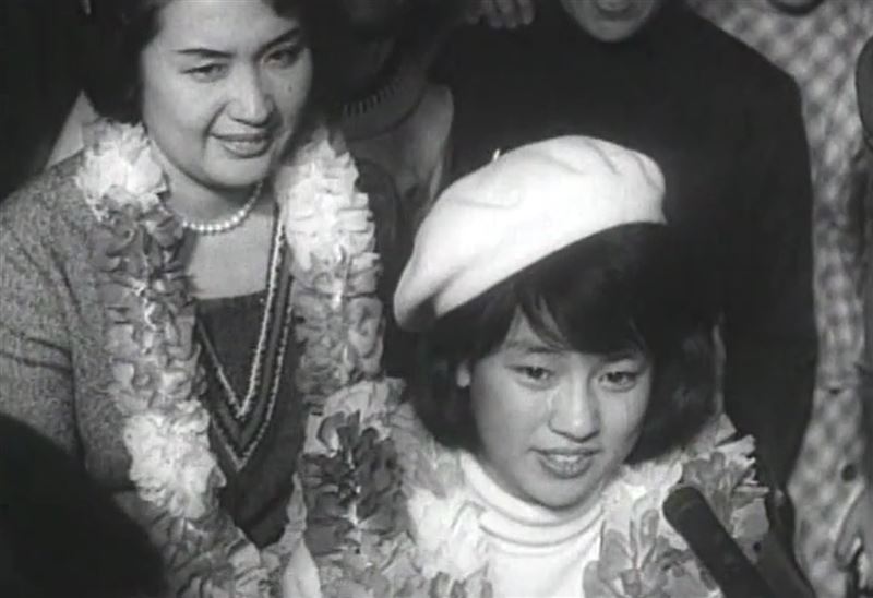 《萬博追踪》台灣首映當天加碼放映影視聽中心典藏的台影新聞片「電視明星翁倩玉」。（圖／國家影視聽中心提供）