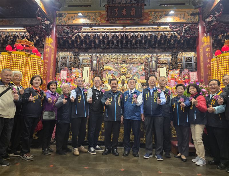 台北府城隍廟建廟144年。農曆10月初一是台北府城隍爺威靈公生日！松山信義八大廟2025年最後集合，６位美麗禮生驚豔全場。（圖／台北府城隍廟提供）