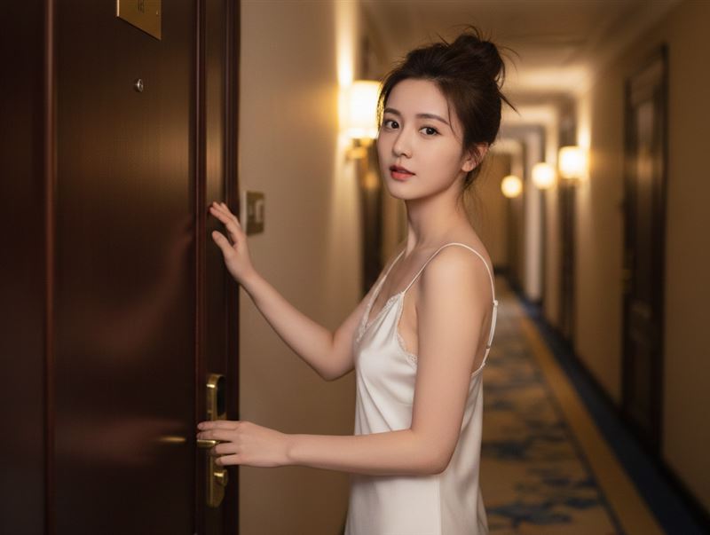 有清純著稱的女星被爆料深夜敲導演門，說了一句話嚇壞來賓（圖／AI生成示意圖）