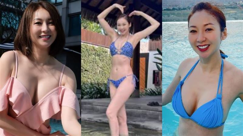 莊思敏婚禮後馬上放福利！人妻火辣回歸，深V泳裝「凶度」震撼網友。（圖／翻攝自莊思敏IG）