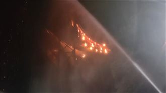 台泥蘇澳廠火警！疑10樓高機器輸送帶起火