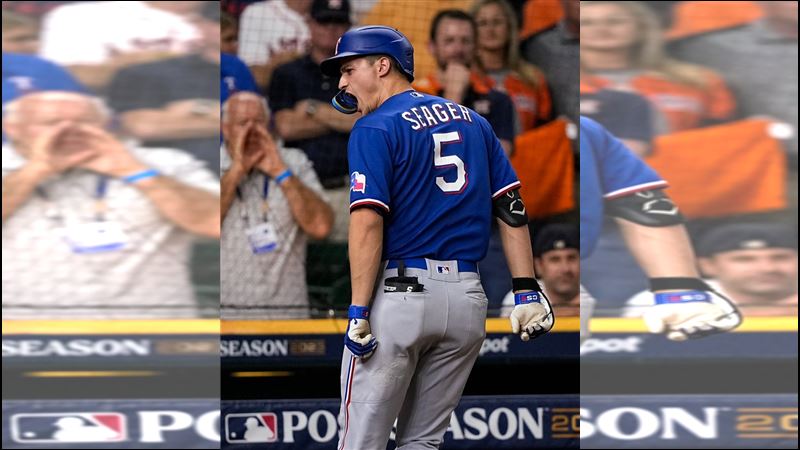 傳遊騎兵有意交易2屆世界大賽MVP席格（Corey Seager）。（圖／翻攝自遊騎兵 X）