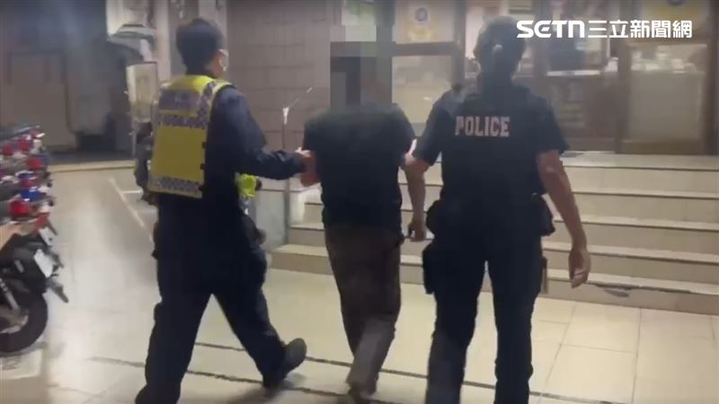 涉案的28歲李男，逃逸４小時後被逮。（圖／翻攝畫面）