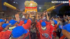 朝天宮,南巡,媽祖,台南,北港,腦麻兒,黑面,信徒,推車