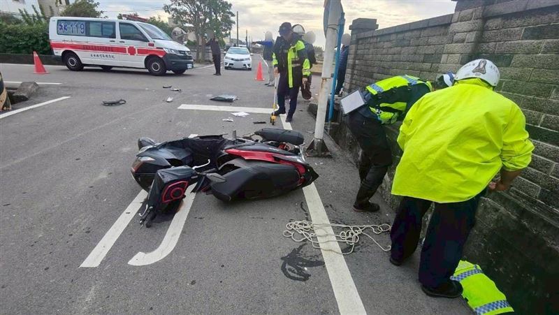 16歲高中生無照騎車　遭撞慘摔卡水溝昏迷