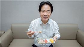 總統賴清德大啖壽司、味噌湯聲援日本，掀起「午餐外交」炫風（圖／總統府提供） 