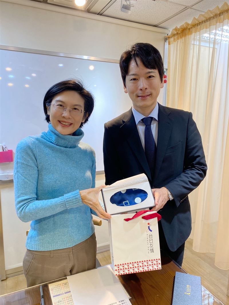 林岱樺倡議高雄護國產業 與日本交流協會討論台日關係。（圖／林岱樺辦公室提供）