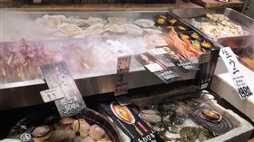 日本賣水產 陳列架（圖／記者許雅惠攝影）