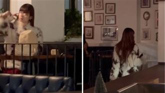 畫面曝！台網美穿名牌吃霸王餐　美餐廳怒