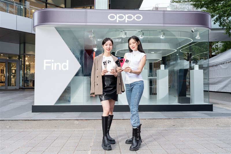 OPPO於11月22日至11月30日於信義商圈打造「OPPO Find X9 系列｜哈蘇超越所見 Find Gallery」限時體驗空間。（圖／品牌業者提供）