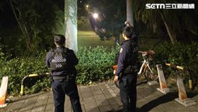 警方前往南港公園加強巡邏。（圖／翻攝畫面）