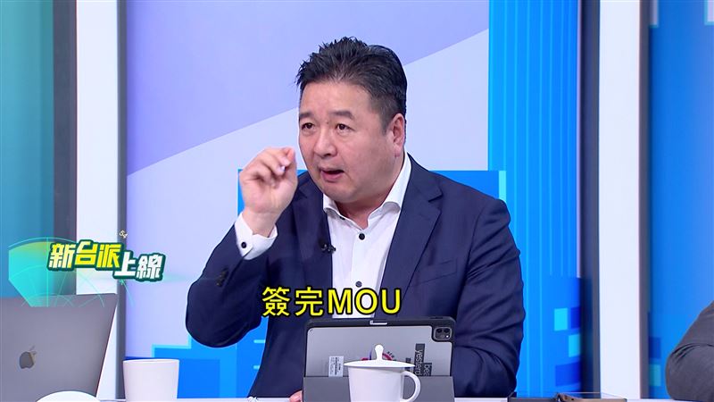林金結透露，明年農曆年過完，李四川和輝達簽MOU後，國民黨將徵召他選新北市長。（圖／翻攝新台派上線）