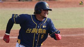 陽耀勳敲追平2分砲。（圖／翻攝自臺中台壽霸龍隊臉書）