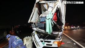 國道,車禍,國1,砂石車,乘客,拋飛,死亡,重大,大雅,台中（圖／翻攝畫面）