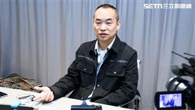 直播董事長黃立成於香港接受訪問。（圖／三立）