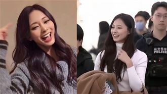 子瑜出道10年首度公開與TWICE成員們在台灣開唱。（圖／翻攝自三立新聞台）