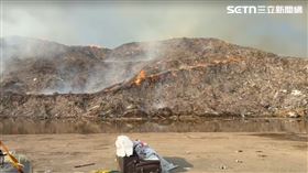 環保局,後壁,柳營,火勢,空氣,品質,廢棄物,火警,空汙,火災,環保,台南市,台南,白河區（圖／翻攝畫面）