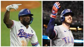 遊騎兵宣布不續約2023年美聯冠軍賽MVP賈西亞（Adolis Garcia）。（圖／美聯社／達志影像）