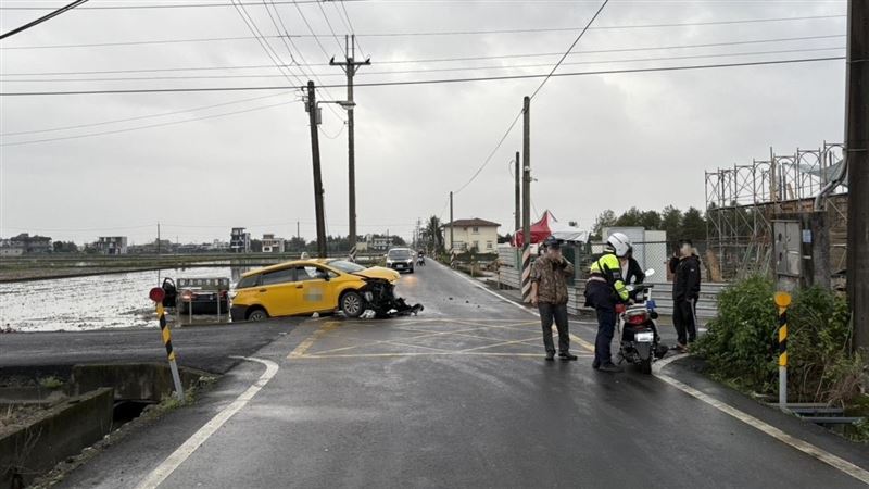 警方獲報到場處理事故。（圖／翻攝畫面）