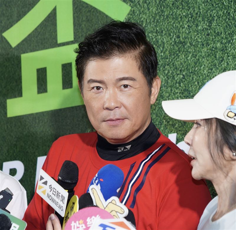 曾國城瘦了一大圈。（圖／記者趙于瑩攝影）