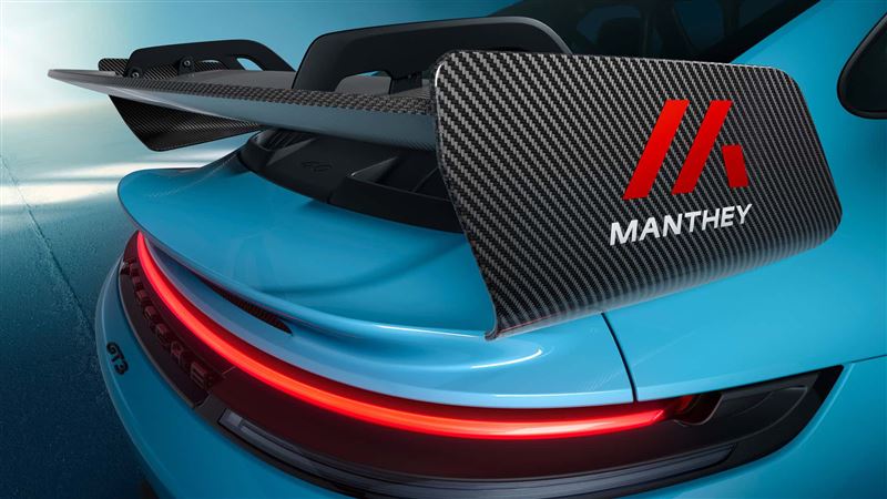 Manthey替這輛GT3重新設計空力。（圖／翻攝PORSCHE網站）