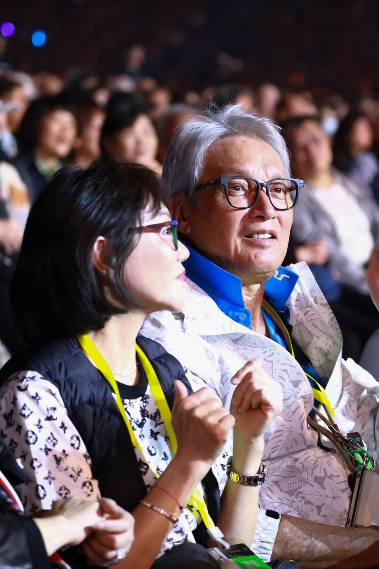 秦祥林低調現身民歌大團圓演唱會。（圖／中華音樂人交流協會 提供）