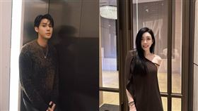 李玉璽（左）認愛許允樂（右）後越愛越高調。（圖／翻攝自IG）