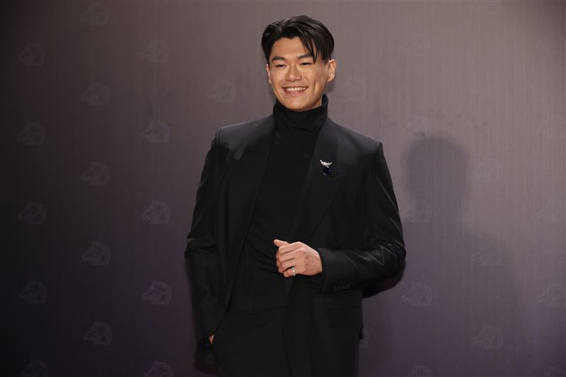 柯煒林罹患第四期肺腺癌現身。（圖／記者鄭孟晃、趙于瑩攝影）