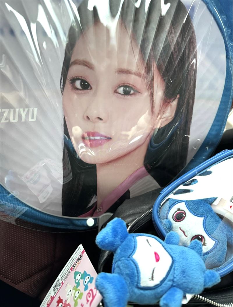 陶晶瑩南下為子瑜應援。（圖／翻攝自Threads）