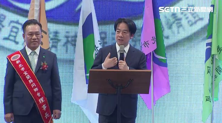 賴清德致詞。（圖／翻攝畫面）