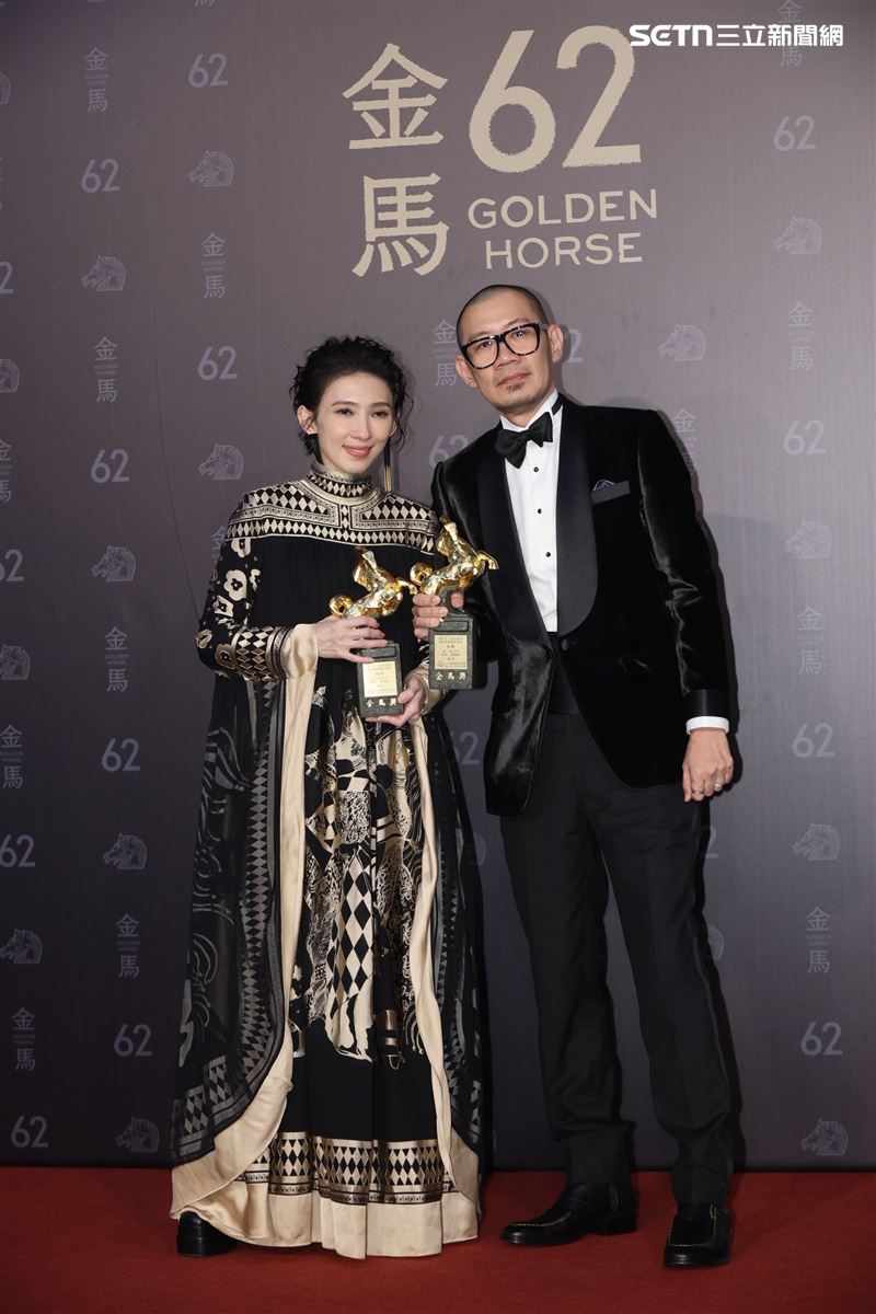 戴佩妮以電影《地母》主題曲〈布秧〉抱回最佳原創電影歌曲獎。（圖／記者鄭孟晃、趙于瑩攝影）