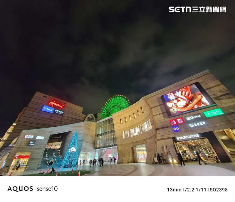 AQUOS sense10夜拍，開啟超廣角