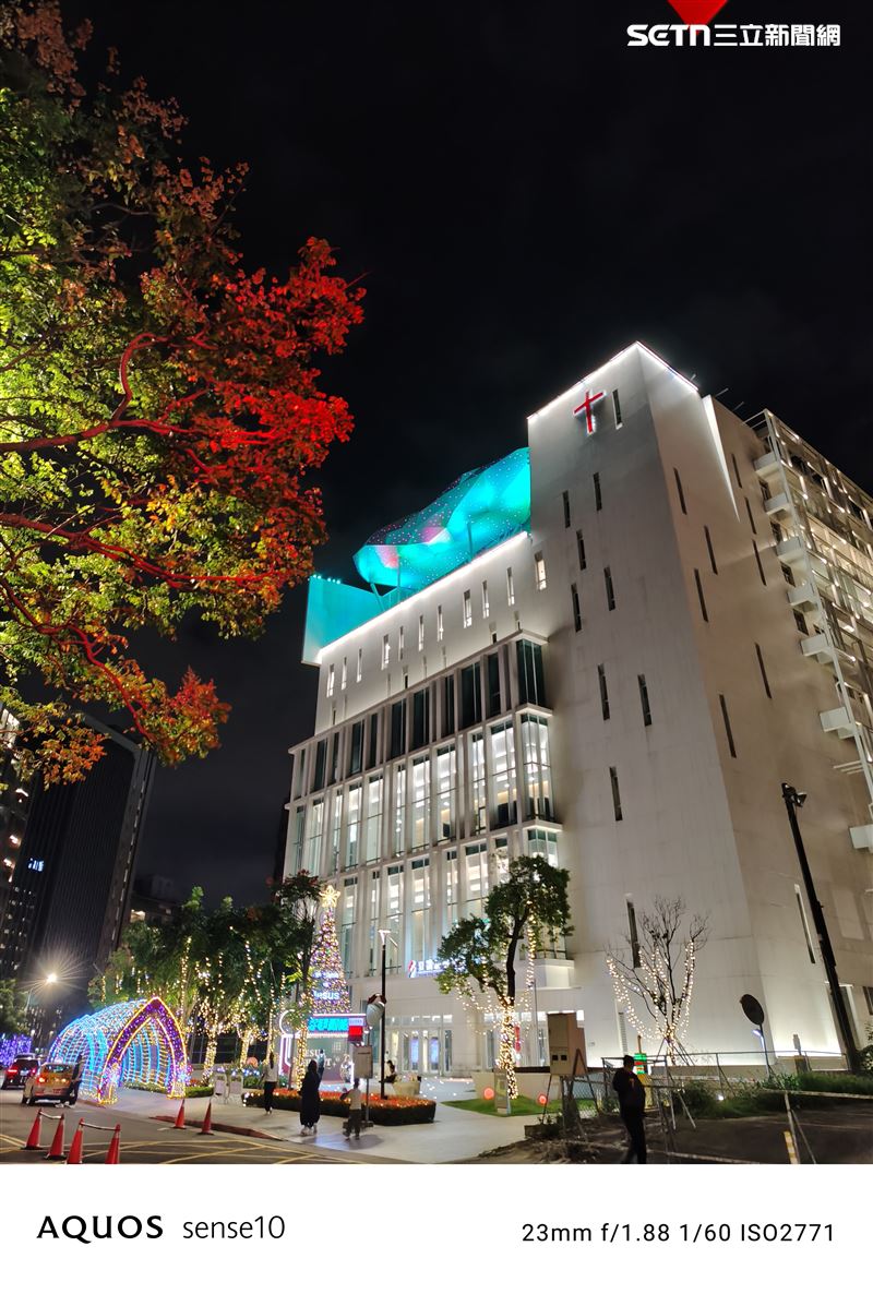 夏普AQUOS sense10夜拍