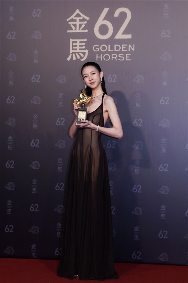 馬士媛奪最佳新演員。(圖/記者鄭孟晃、趙于瑩攝影)