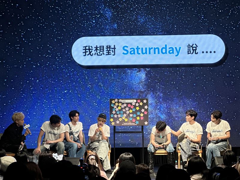 Saturnday感性吐心聲，台上台下哭成一片。（圖／So-net提供）