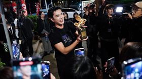 曾敬驊出席《我家的事》慶功宴活動。（圖／記者趙于瑩攝影）