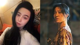 范冰冰憑《地母》抱回金馬影后，中國微博零熱搜、零報導。（圖／翻攝自范冰冰微博、海鵬影業提供）