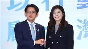 藍白合「鄭黃會」，民眾黨主席黃國昌（左）、國民黨主席鄭麗文（右）（圖／記者鄭孟晃攝影）